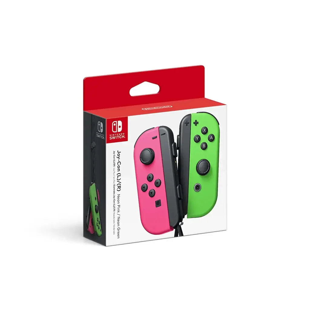 Nintendo Switch Joy-Con (Pink and Green Neon)