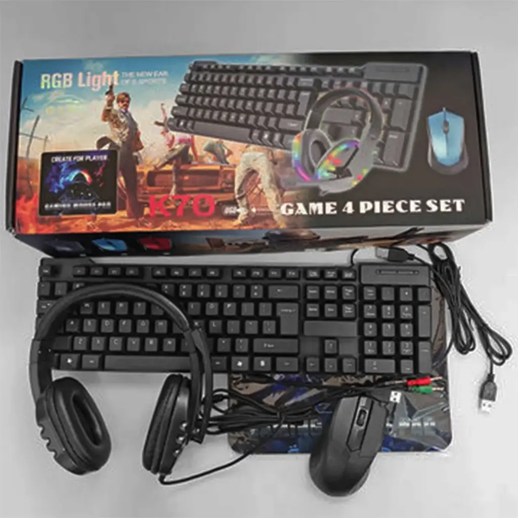 Ultimate RGB Gaming Keyboard Mouse Headset K70 Set
