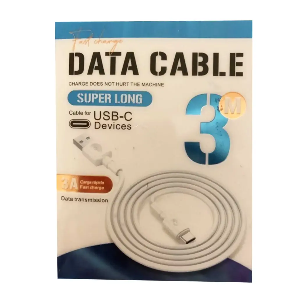 3m USB Type-A to Type-c PS5 Cable Charge