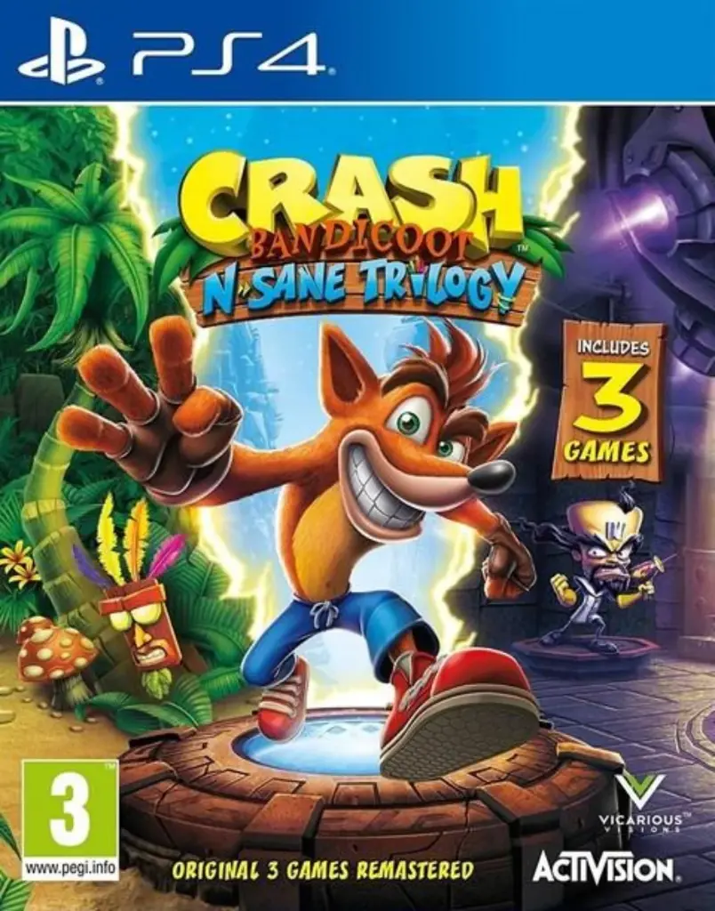 Crash Bandicoot N. Sane Trilogy 3 PS4