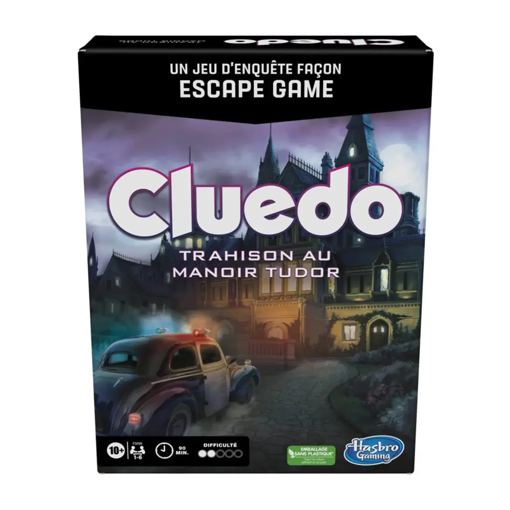 Cluedo: Trahison au Manoir Tudor – Escape & Mystery Board Game | French Edition