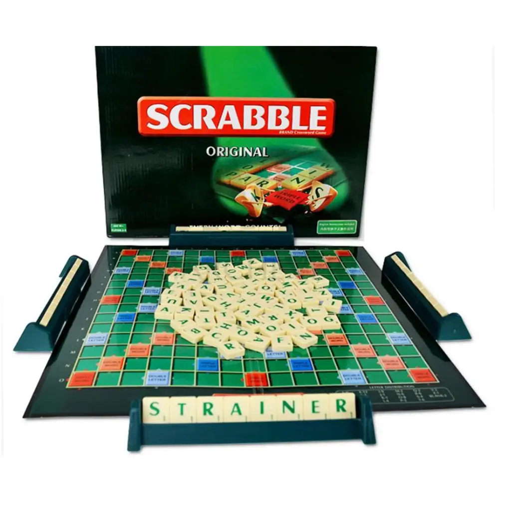 Scrabble Original Board Game – Classic Word Game for 2–4 Players | Ages 10+
