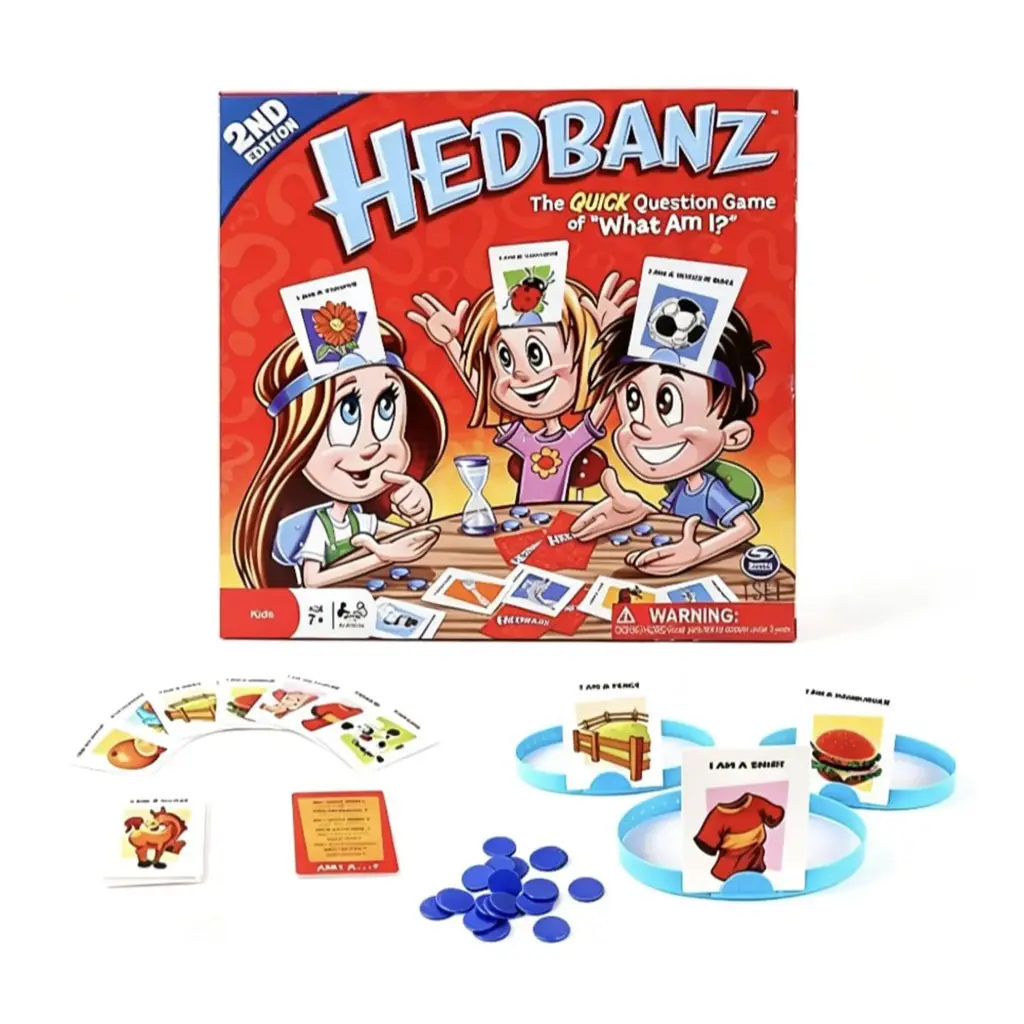 Hedbanz 2nd Edition – The Quick Question Game of “What Am I?” | Family Guessing Game Ages 7+