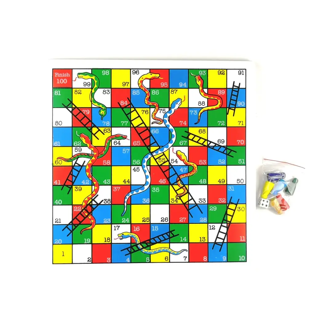 Giant Snakes & Ladders Game | Oversized Family Floor Board Game