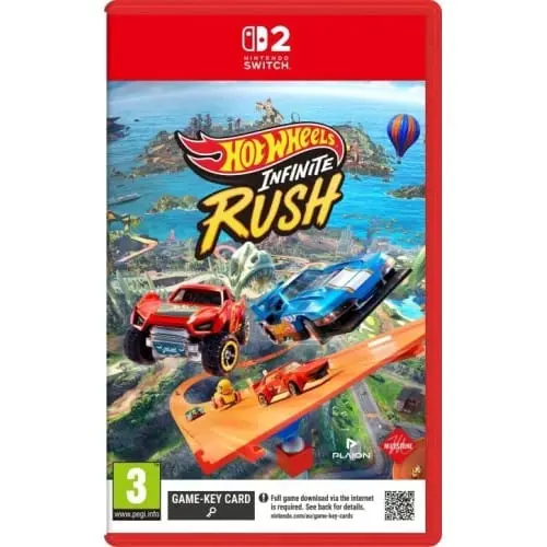 HOT Wheels  lnfinite Rush- Nintendo Switch (NS2) Game-Key Card| Racing &Stunt Game