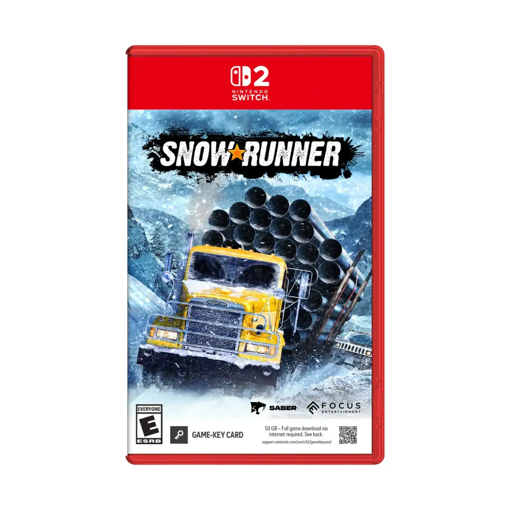 Snow Runner – Nintendo Switch 2 (NS2) Game-Key Card | Off-Road Truck Simulation & 4-Player Co-Op