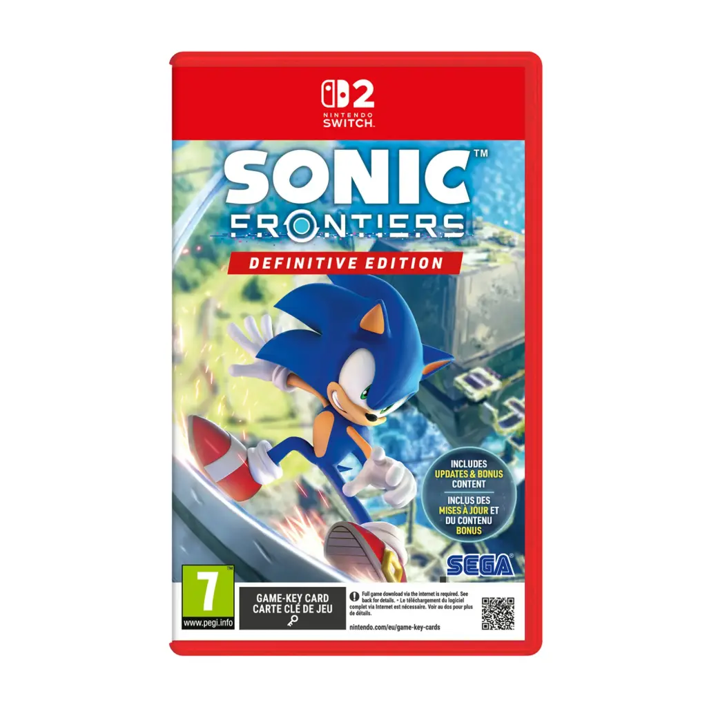 Sonic Frontiers: Definitive Edition – Nintendo Switch 2 (NS2) Game-Key Card