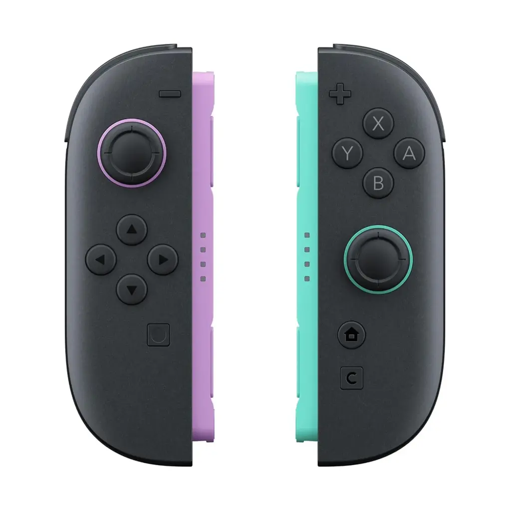 Nintendo Switch 2 Joy-Con Wireless Controllers – Purple & Mint Green Pair