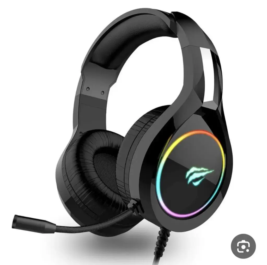 Havit HV-H2232D 3.5mm Gaming Headset with RGB Light 50mm Drivers Surround Sound & Omnidirectional Microphone