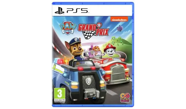 PAW Patrol: Grand Prix PS5 Game - Family Racing Adventure for PlayStation 5