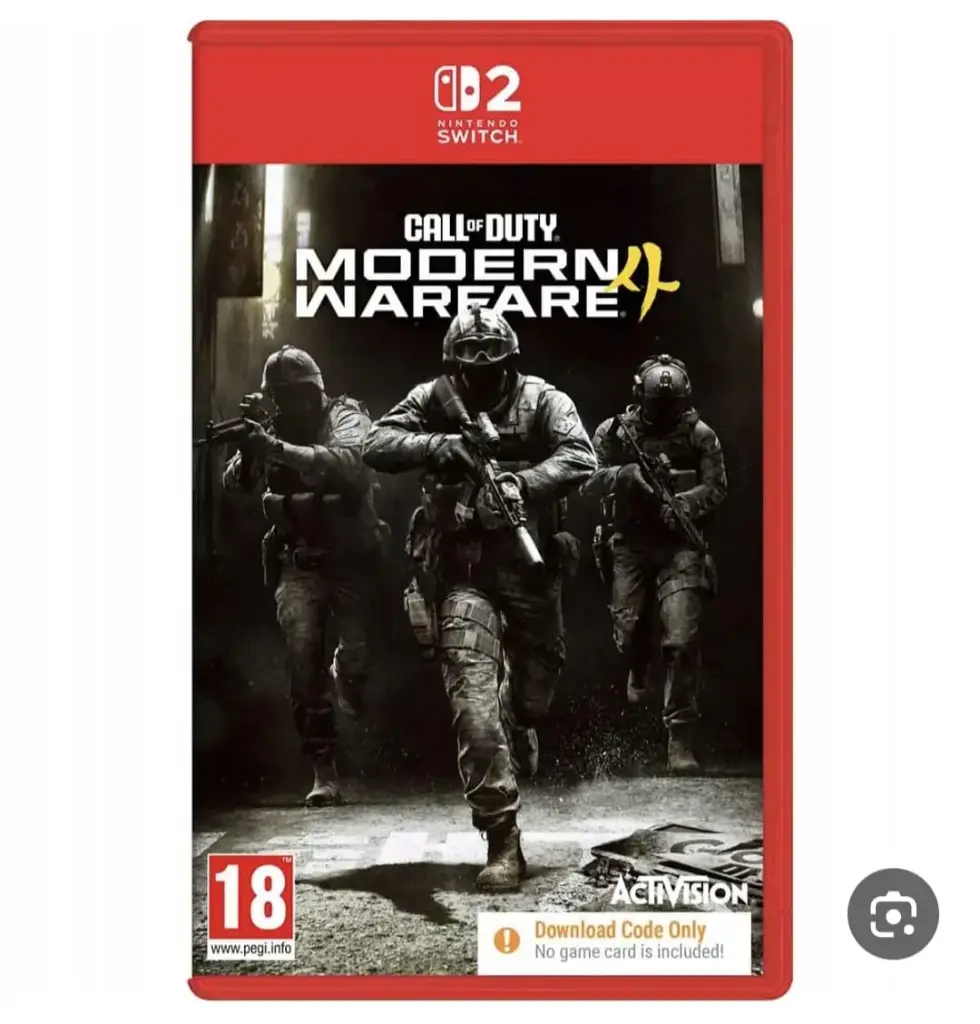 Call of Duty: Modern Warfare ll Nintendo Switch 2 Digital Game Download Code - Action Shooter Video Game