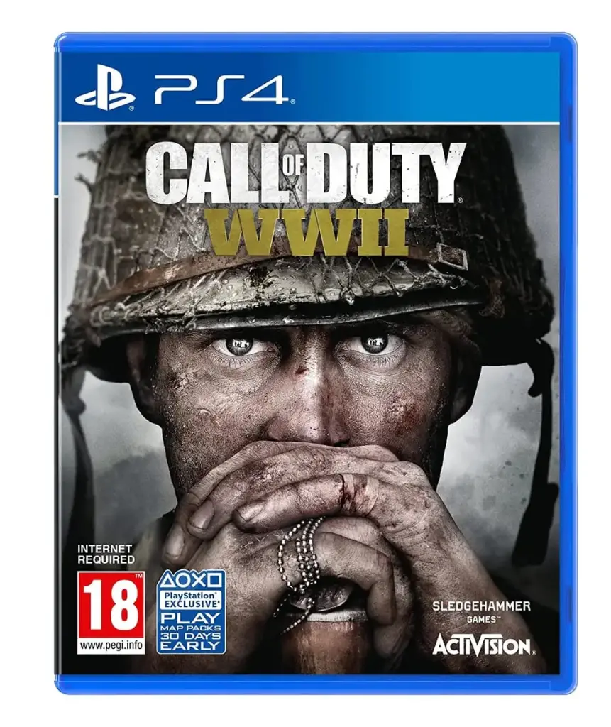 Call of Duty: WWII-PS4 Game Disc| PlayStation 4 World War II Action Shooter Video Game