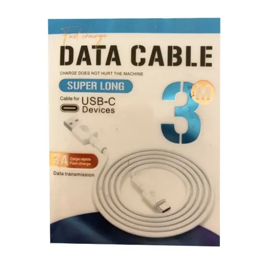 3m USB Type-A to Type-c PS5 Cable Charge