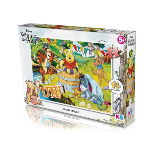 Disney Winnie the Pooh "Trying to Fly is Fun!" Jigsaw Puzzle