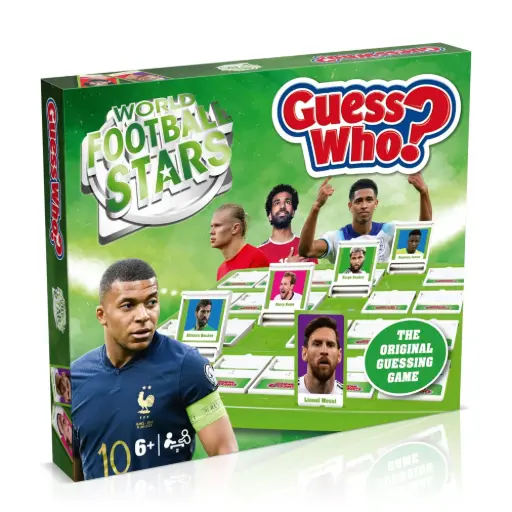 [EDP..] Guess Who? World Football Stars – Football Guessing Board Game for 2 Players | Ages 6+