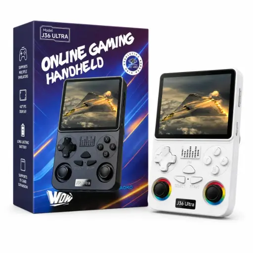 AOKO J36 Ultrav 4.0" IPS Portable Gaming Handheld Console - Online Gaming Multiple Emulator Support & TF Card Expansion
